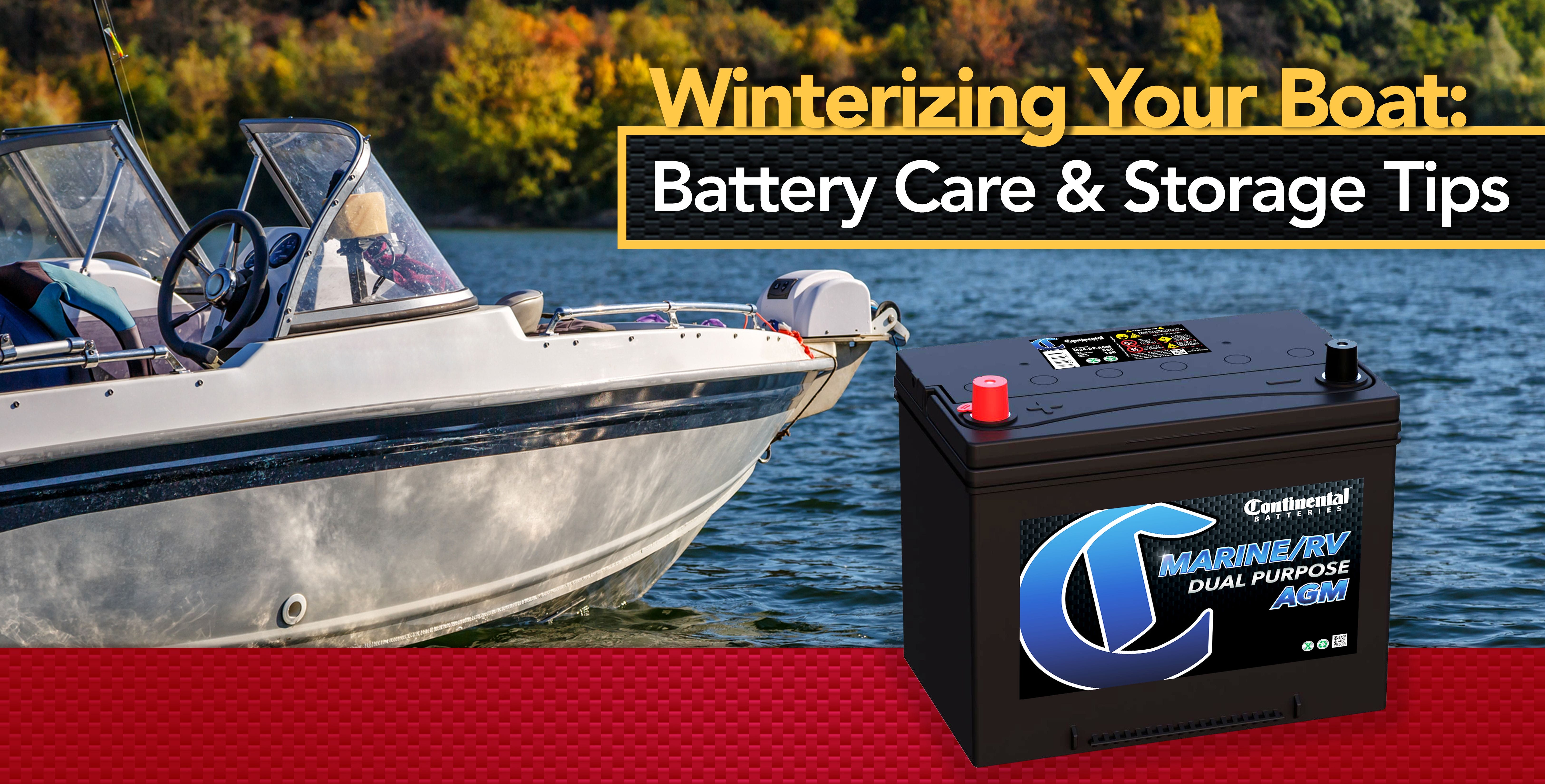 Image for Winterizing Your Boat: Battery Care and Storage Tips