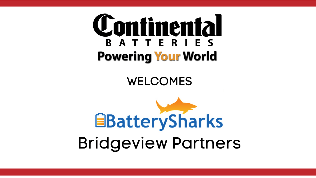 Image for Continental Battery Co Welcomes Bridgeview Partners as  Its First E-Commerce Account 